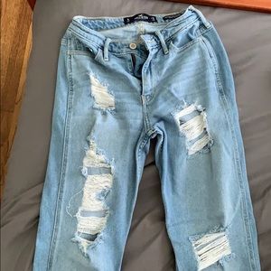 Hollister high rise mom jeans